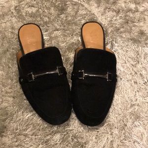 Black Franco Sarto Mules